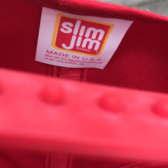 NWOT Red Slim Jim Raising Team Baseball Cap - Picture 4 of 5